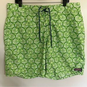 Vineyard Vines Mens Summer Beach Sea Surf Swim Trunks Board Shorts Size 36 Green